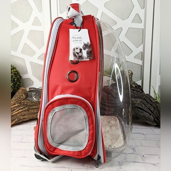 NWT - Portable Ventilated Carry Backpack for Dog Cat Pet Carrier - Picture 4 of 15